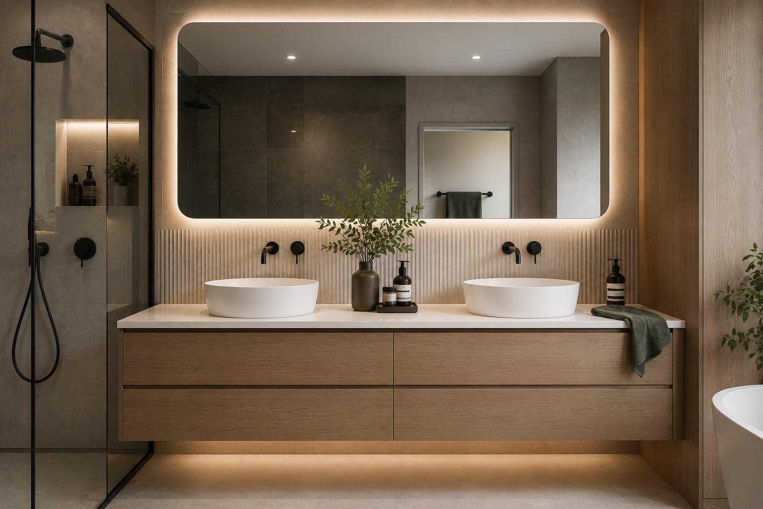 Custom bathroom vanities